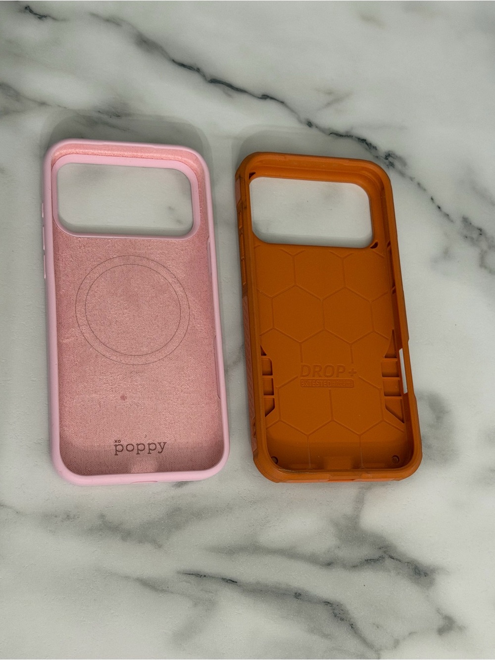 iPhone 17 Pro max Pink and Orange Protective Phone Case Duo - Universal Style - Picture 3 of 8